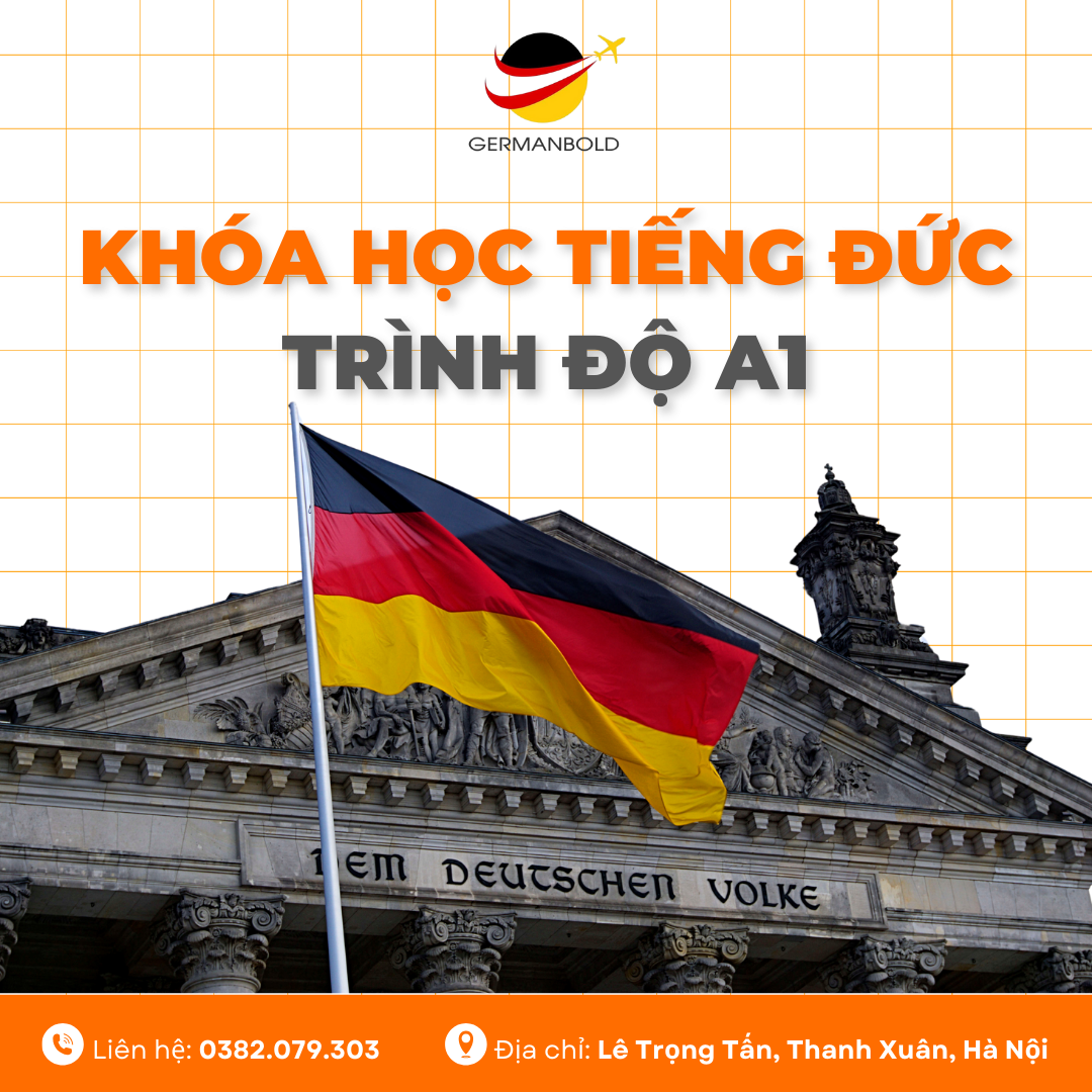 Khóa học tiếng Đức trình độ A1 tại GERMAN BOLD – Nền tảng vững chắc cho người mới bắt đầu